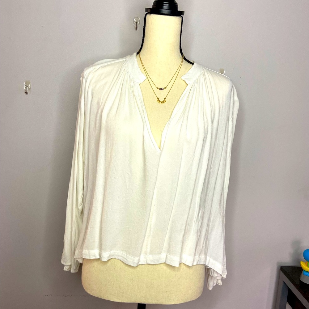 KIMCHI BLUE shirt blouse flowy boho FreePeople